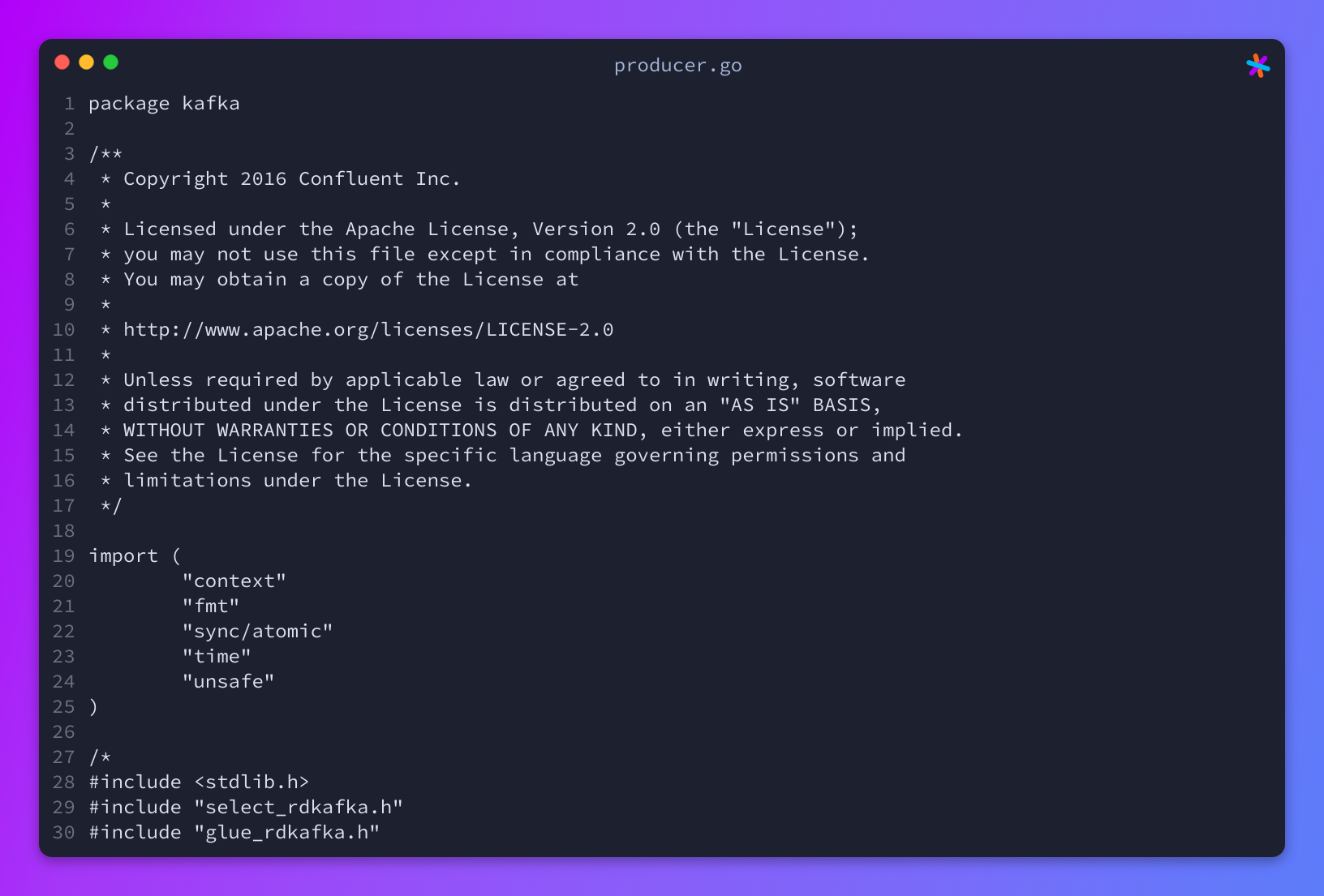 producer.go - confluentinc/confluent-kafka-go - Sourcegraph